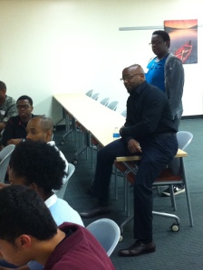 Shawn Best and Cohort Leader Steven Hall leading the discussion